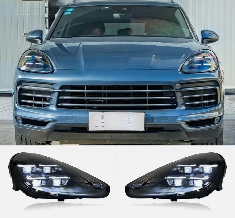 Faruri Full LED Porsche Cayenne look 2024 compatibile 2011-2023