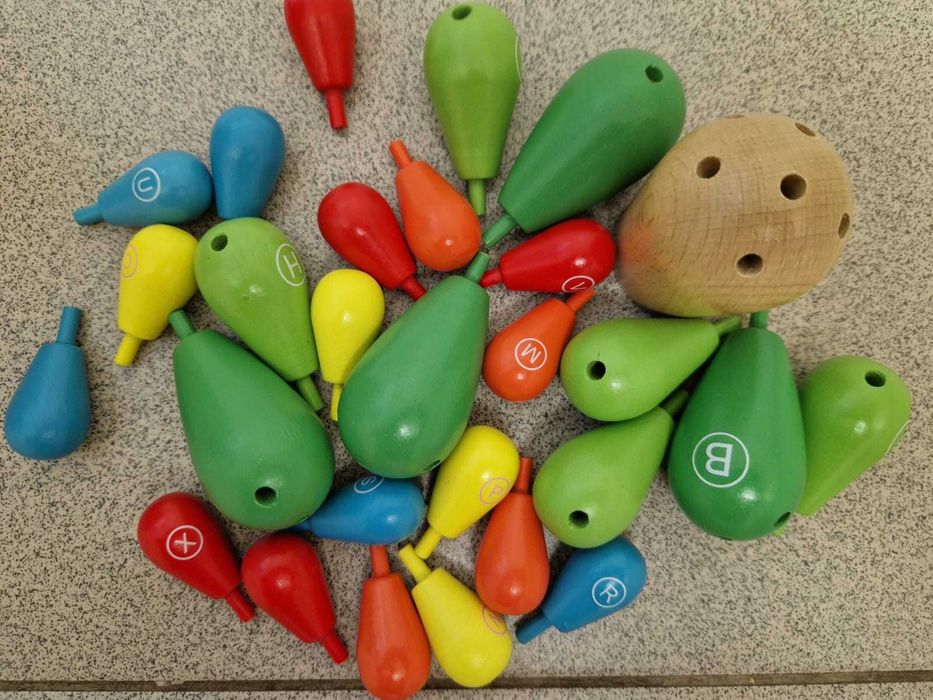 Деревянная игрушка «Кактусы для стопки»