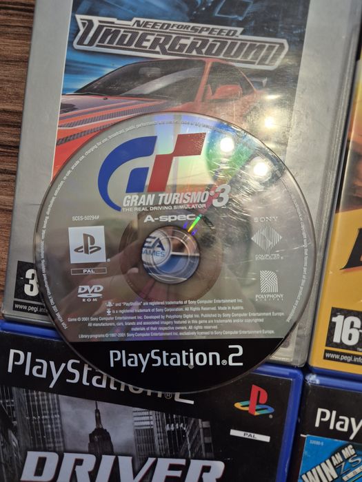 PS2 FAT с игри и волан с педали