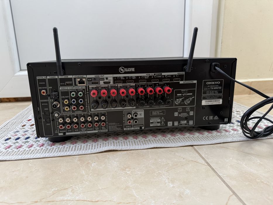Onkyo TX-NR676 Dolby Atmos Wi-Fi Bluetooth