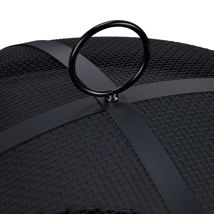Vatra de foc si gratar 2-in-1 cu capac protectie si vatrai 37 x 60 cm