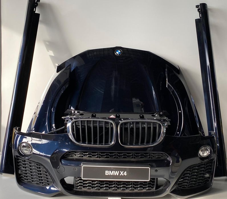 Fata bot complet BMW X3 F25  X4 F26 M sport  2 aripii , capota , bara fata , trager + radiatoare cod 7267337 / 8056874 / 7267323 / 7267324 /