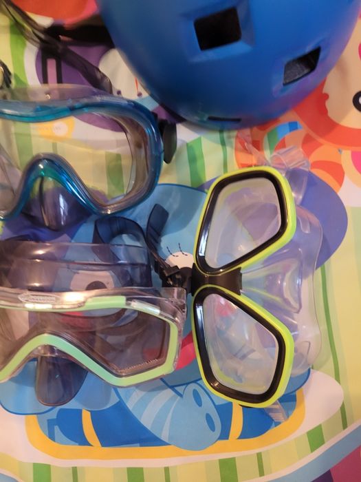 Lot accesorii ski copii casca/ochelari