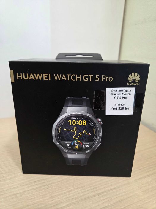 Smartwathc Huawei GT 5 Pro FullBox (ECA27 b.48124)-Garantie 2 ani!