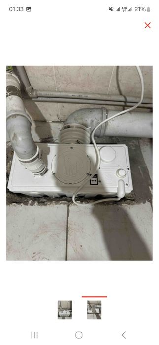 Насос для туалета