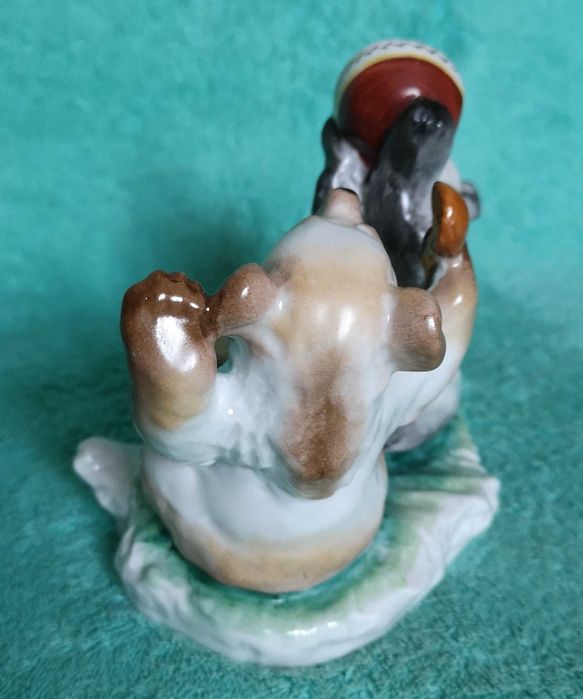 Статуэтка ЛФЗ. "мишки-сладкоежки", чернильница.