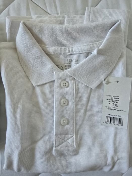 Tricouri pentru școală băieți 122-128 6-8 ani din bumbac