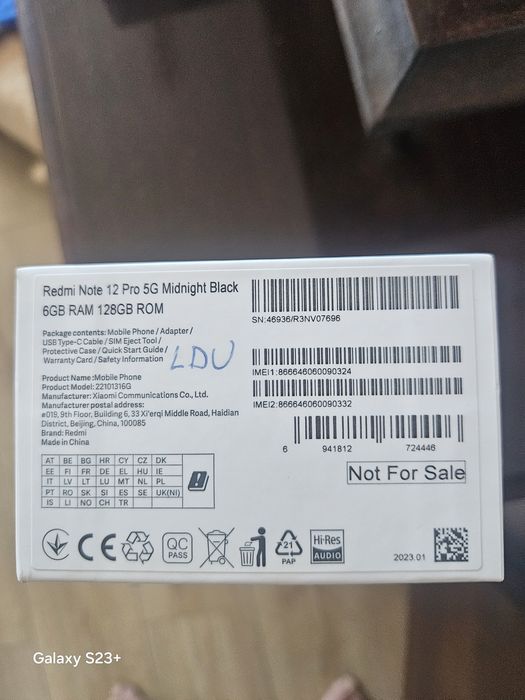 Xiaomi Redmi Note 12 Pro 5G