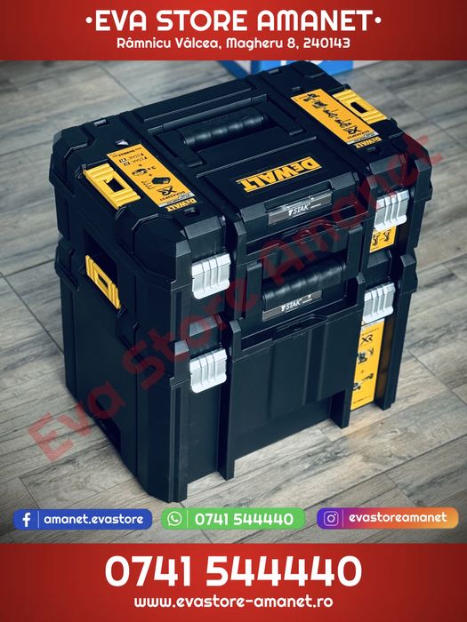 Set de 4 scule profesionale pe acumulator DeWALT DCK422P3T