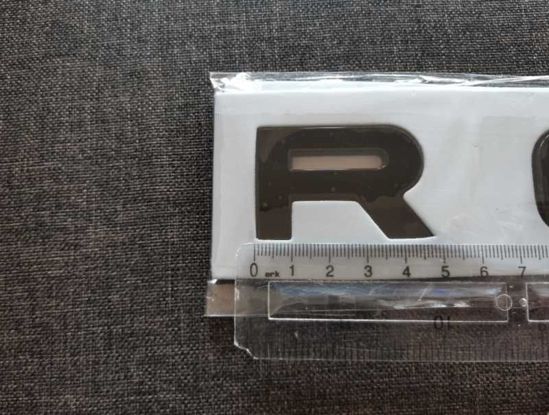 черен гланц надпис Рейндж Роувър / Range Rover