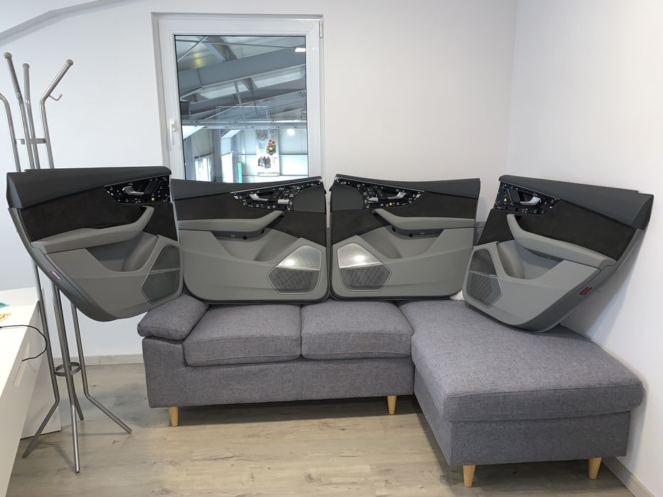 Scaune bancheta interior piele, tapiterie usi Audi Q7 4M 2015-2019