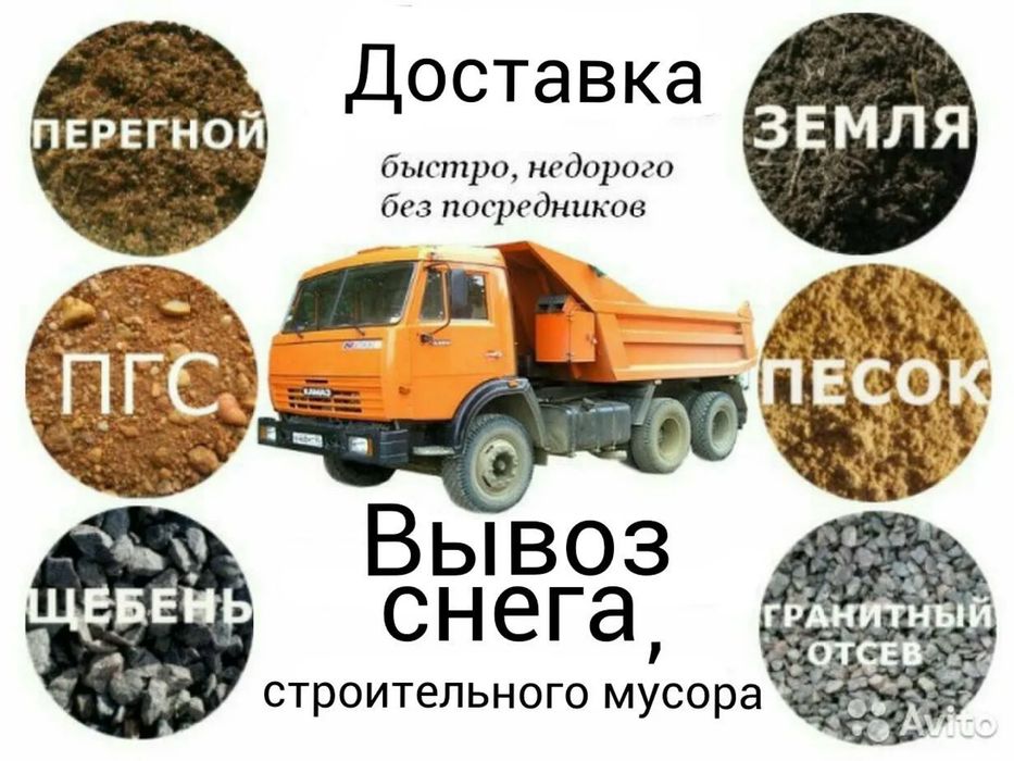 Уборка и вывоз снега. Погрузчик, Камазы.