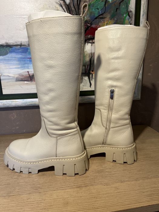 Дамски ботуши естествена кожа 38 номер