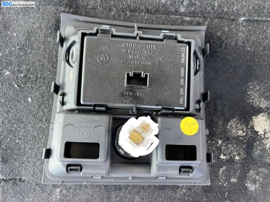 Display Ecran Afisaj Clima Climatronic Cotiera Spate Skoda Superb 2 2008 - 2013 Cod 3T0919201A [C5392]