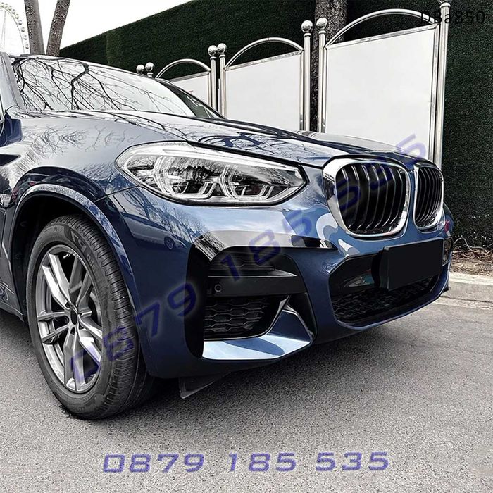 Сплитер тунинг добавки предна броня BMW X3 G01 X4 G02 M Pre-Face бмв х