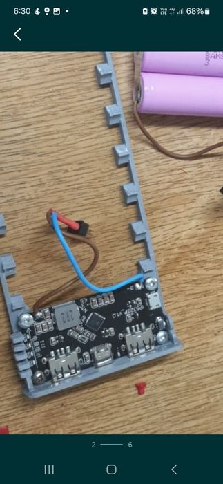 Modul baterie externa telefon fast charge usb c