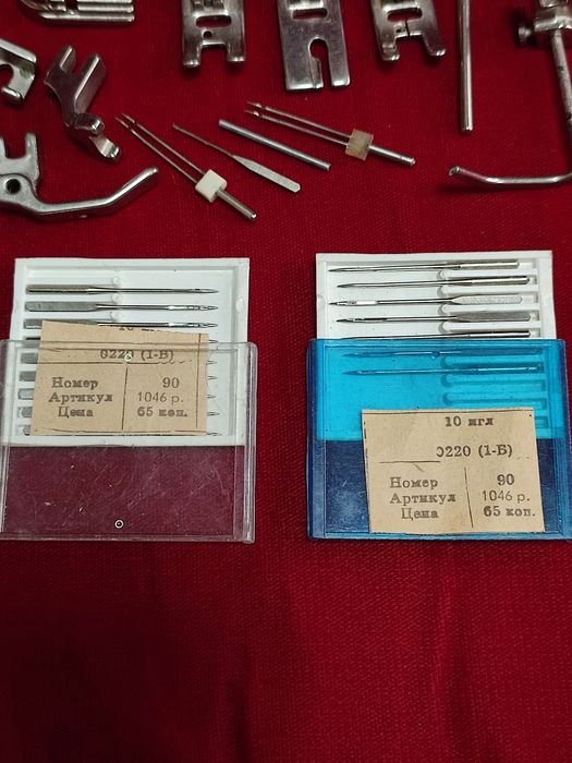 Запчасти и иглы для швейной машинки