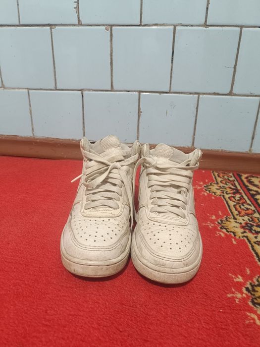 Air force 1 высокие на шнурках