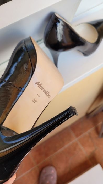 Pantofi Stiletto piele