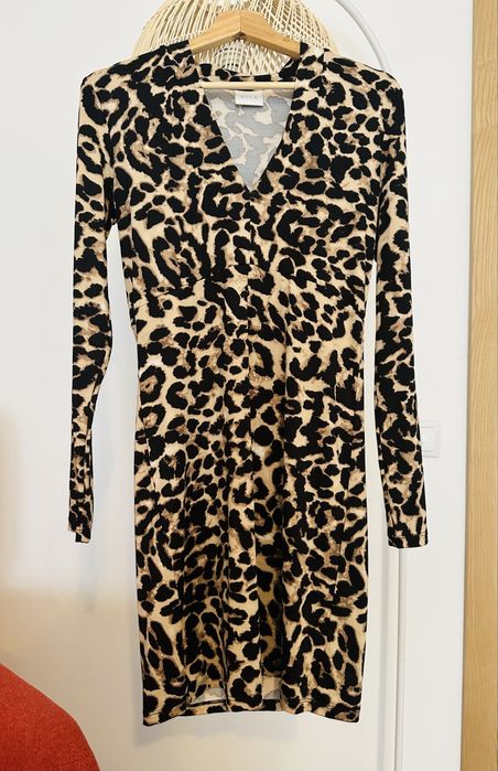 Rochie animal print, Vila, S