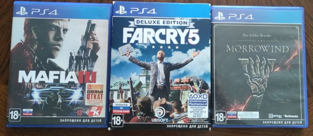 Продаю диски Playstation 4