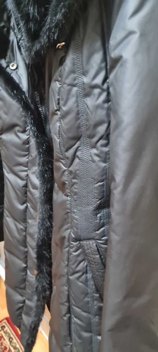 jacheta neagra din fas culoare neagra, marime 44