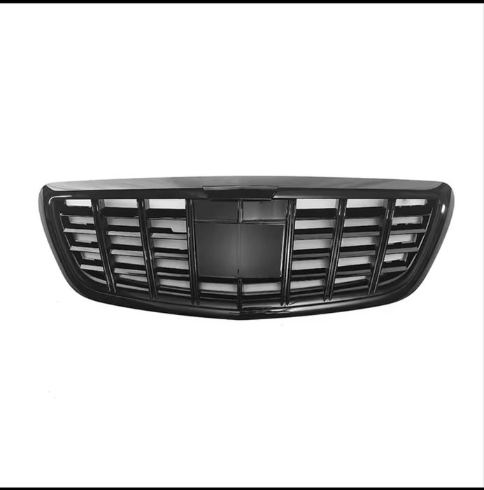 Предна черна решетка за мерцедес S класа AMG - BRABUS черен лак