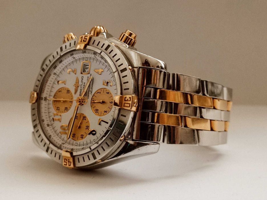 Breitling Chronomat Evolution 44mm 18ct gold/steel