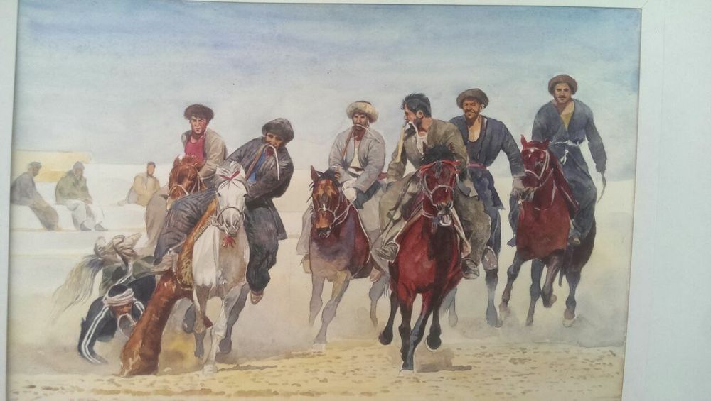 Акварелда ишланган расмлар.