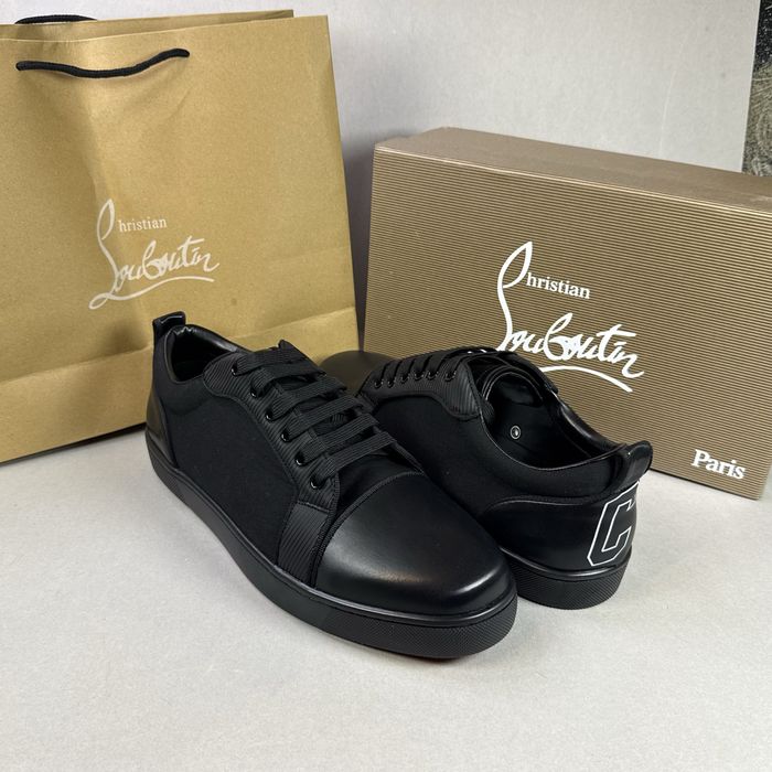 Louboutin Black Leather! НОВИ!