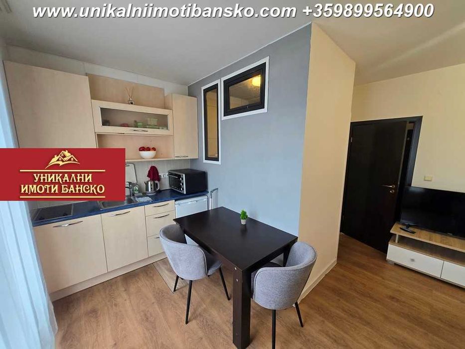На минути пеша от лифта! Едностаен апартамент за продажба в Банско