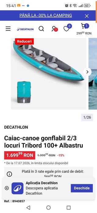Caiac 2-3persoane