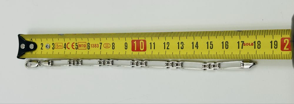 Сребърна италианска гривна