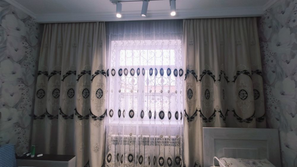 Продается шторы с тюлью