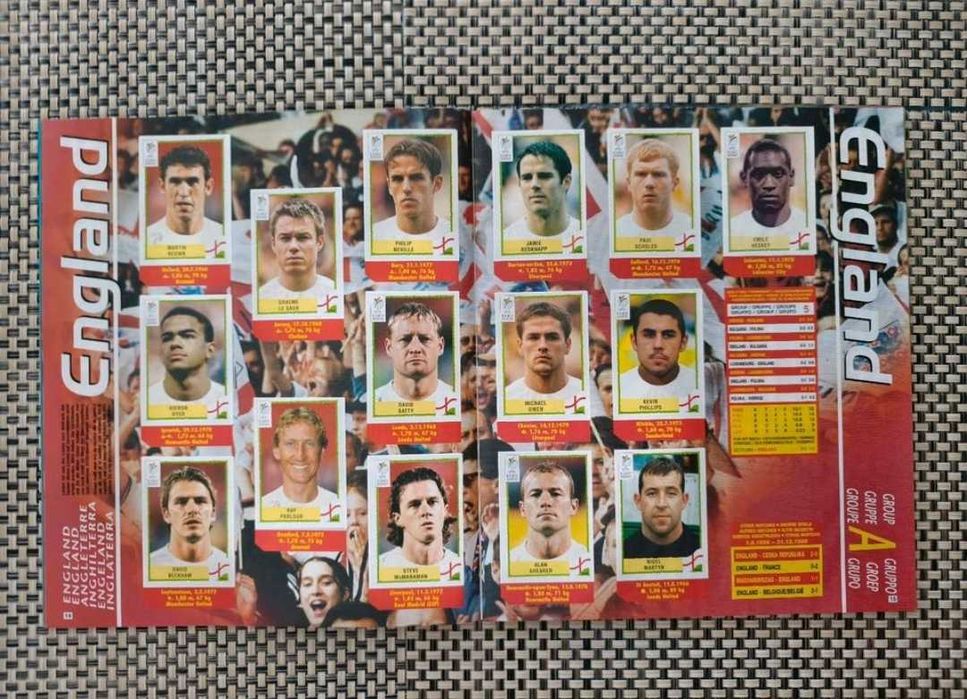 Album Panini Euro 2000