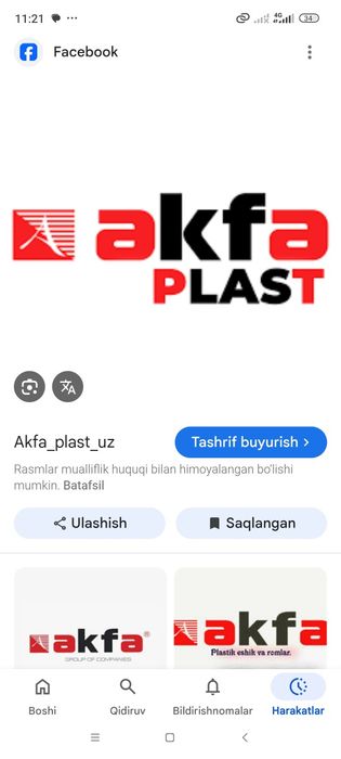 Akfa эшик ва ромлари ясаш