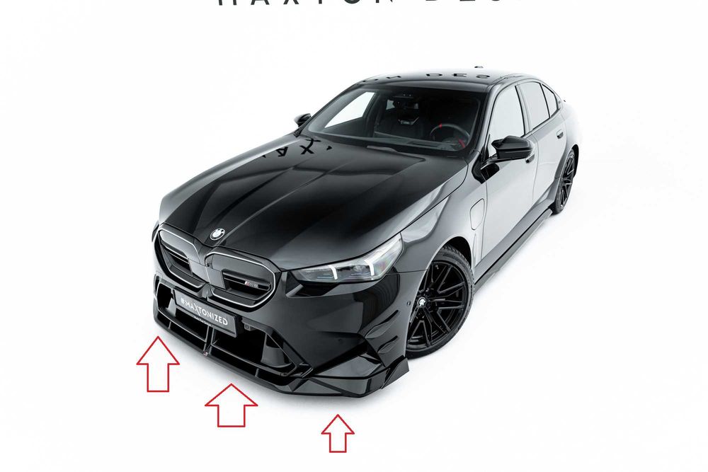 Prelungire splitter bara fata Bmw M5 G90 Sedan Touring 2024- v2 - Maxton Design