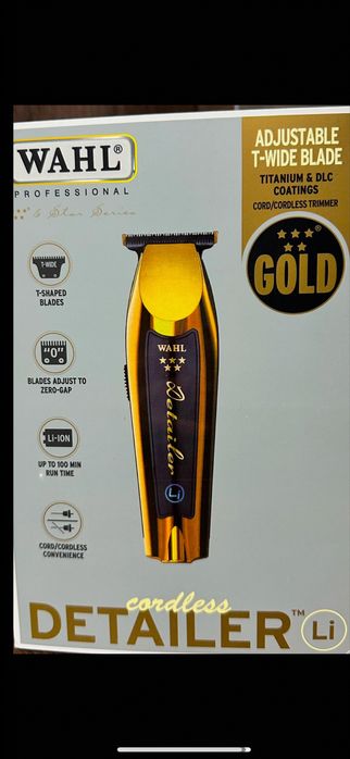 ТОП ТОП ПРОМОЦИЯ ! Wahl  maggic clip gold , black, white машинка тример шейвър