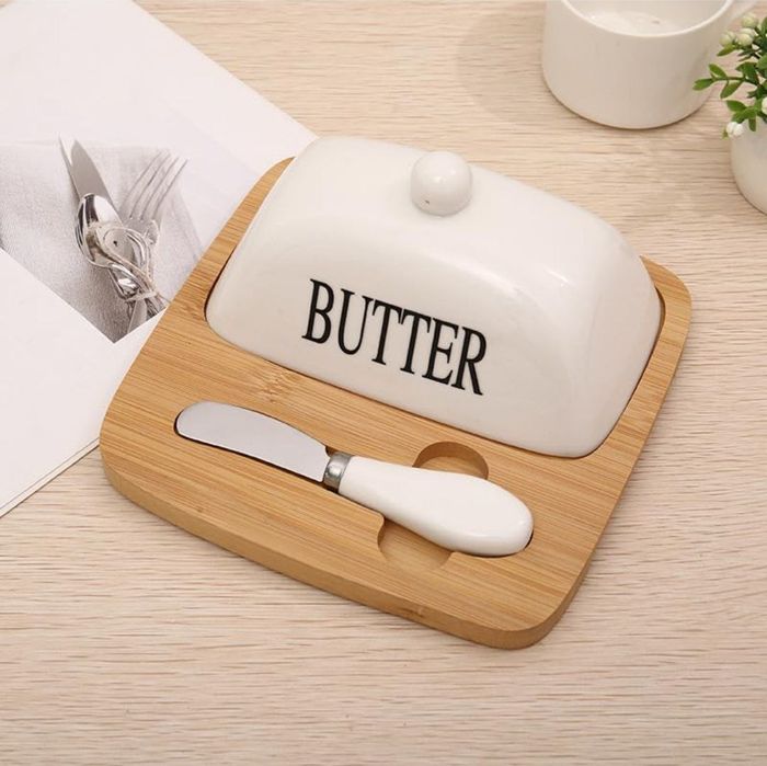 Маслёнка с ножиком