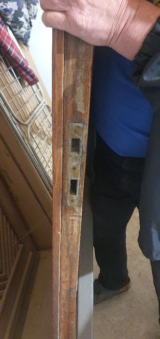 Usa dubla din lemn de stejar