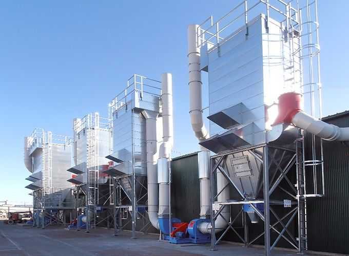 Havo kanali uchun rukavli filtr | Chang tozalash tizimi