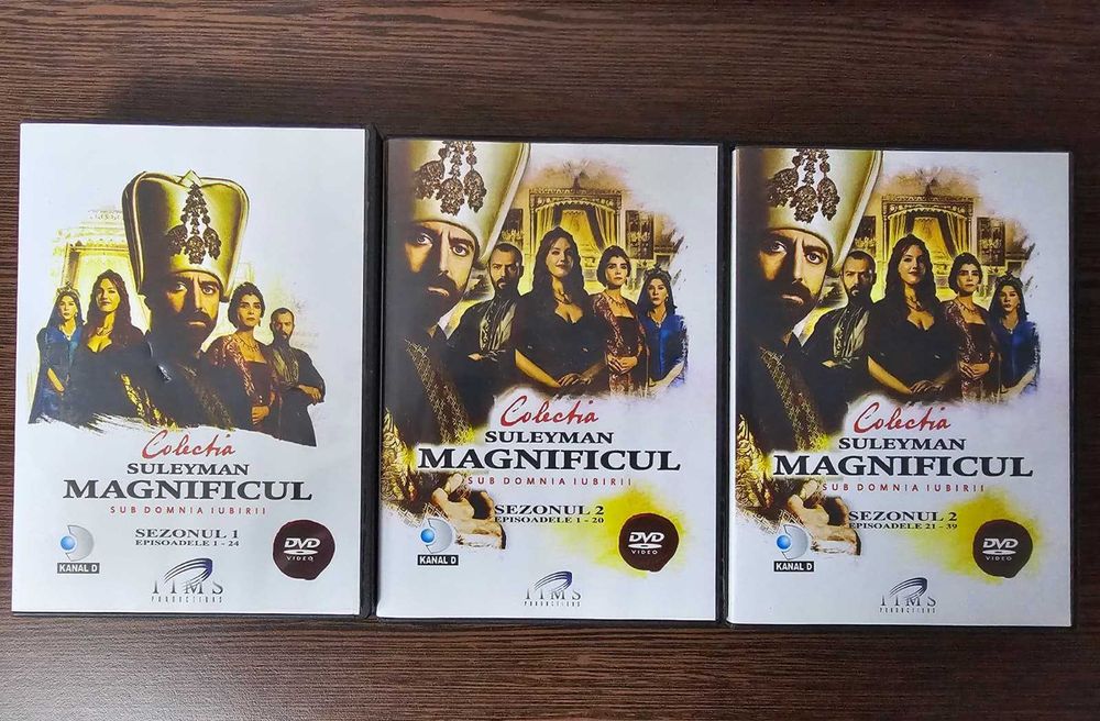 Colectie originala DVD serial Suleyman Magnificul Sub Domnia Iubirii