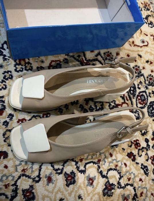 Туфли босоножки кожа