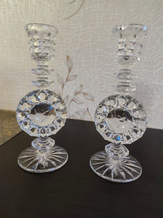 Продам подсвечники Гусь хрустальный.