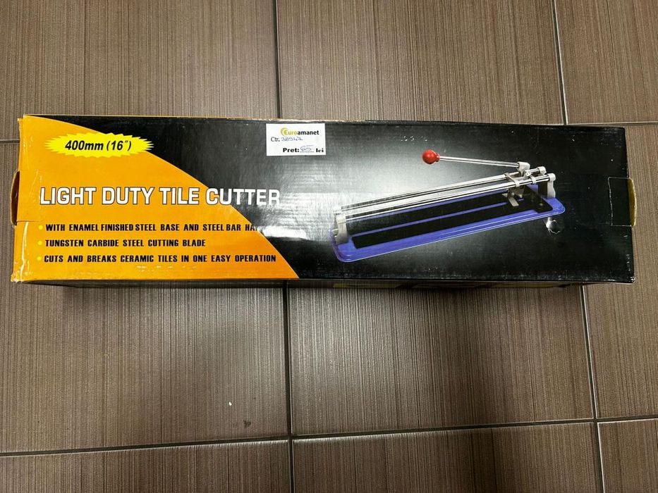 Aparat de taiat gresie Light Duty Tile Cutter 400mm (16") -D-
