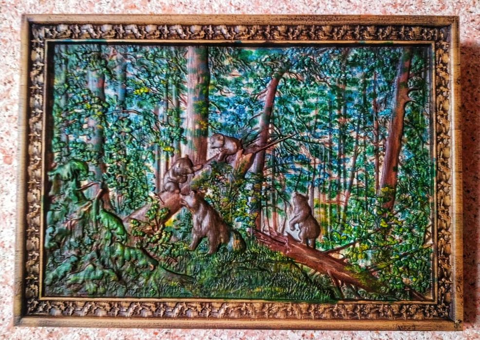 Резные картины для дома, для бани, для кафе.