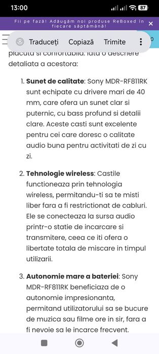 Căști profesionale