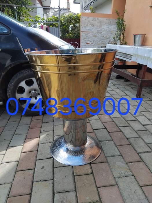 Vând cristelnita de botez de inox alimentare