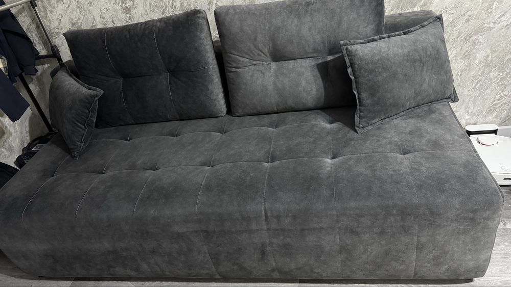 Диван графитовый