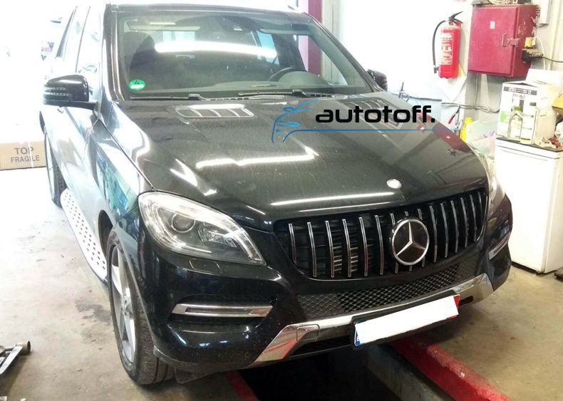 Grila centrala Mercedes ML W166 compatibila cu ML W166 (11-15) Panamericana Crom Design